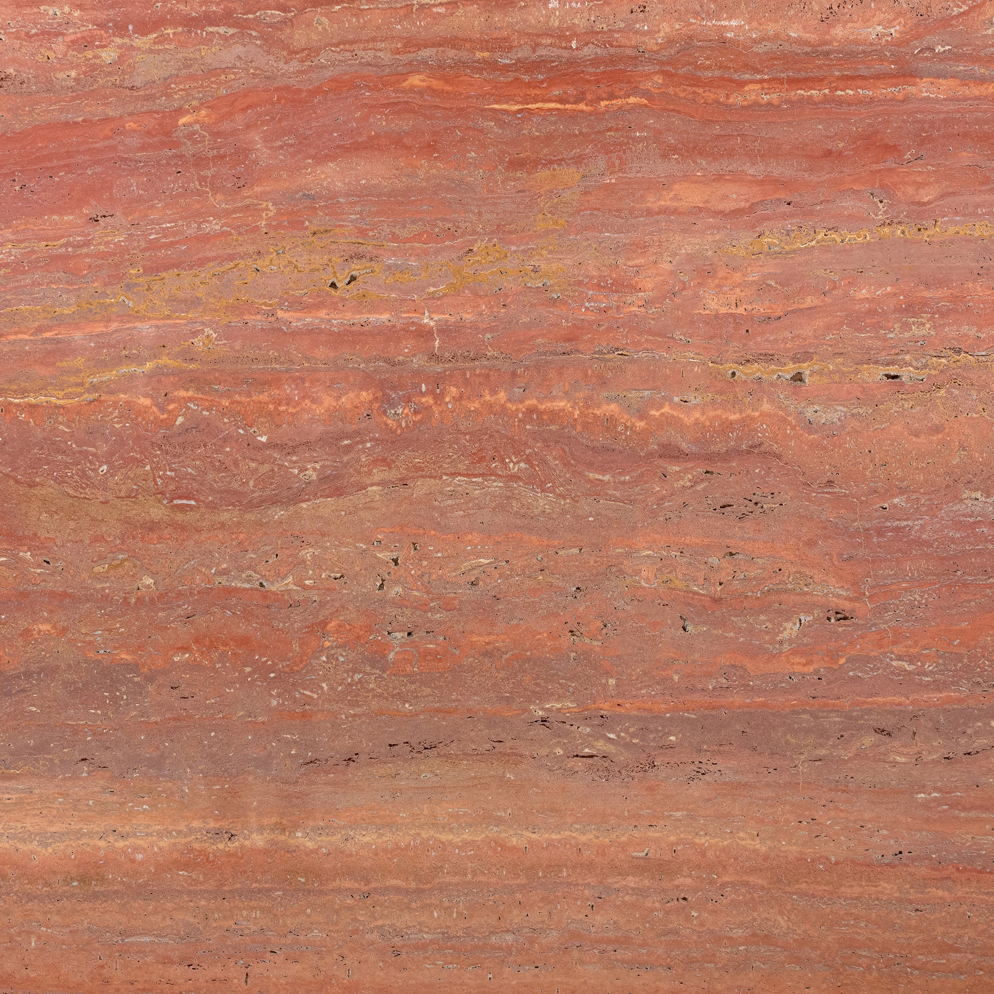 Red travertine