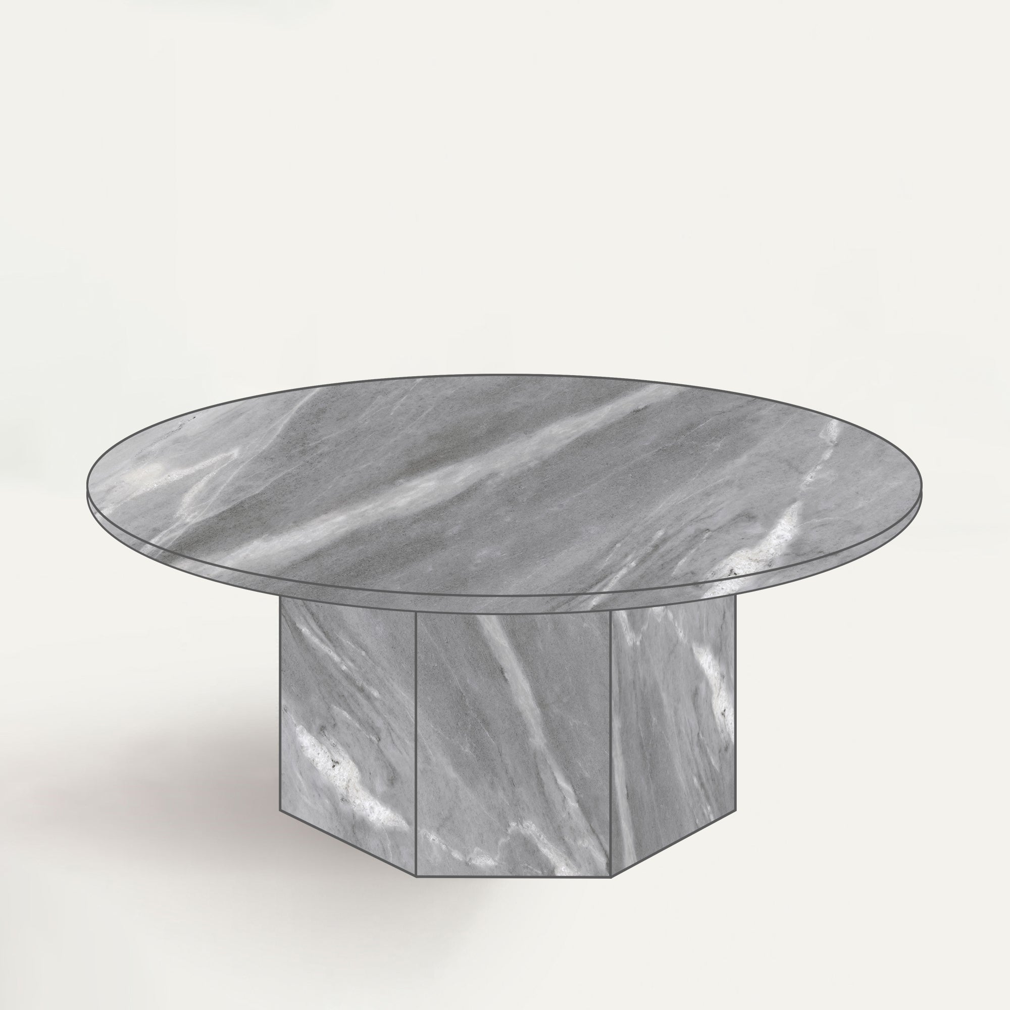 Grey Marquina marble